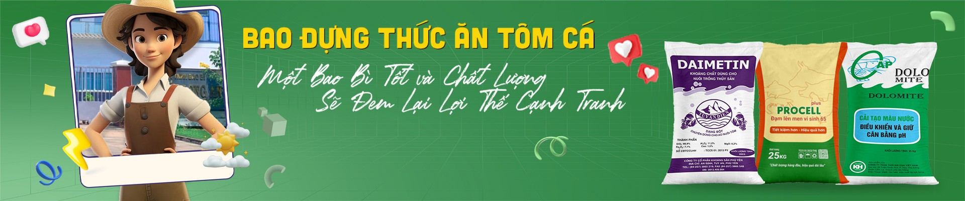Bao Đựng Thức Ăn Tôm Cá
