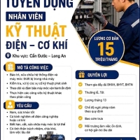 TUYỂN KỸ THUẬT ĐIỆN